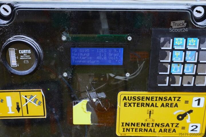 Žirklinis keltuvas PB LIFT S195-12ES Electric, 19.6m Working Height, 700