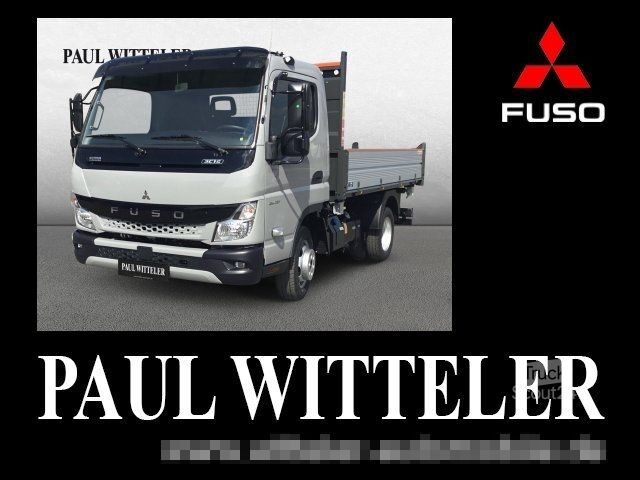 Furgón volquete FUSO Canter 3C15 Dreiseitenkipper AHK 3,5t/Klima/grau