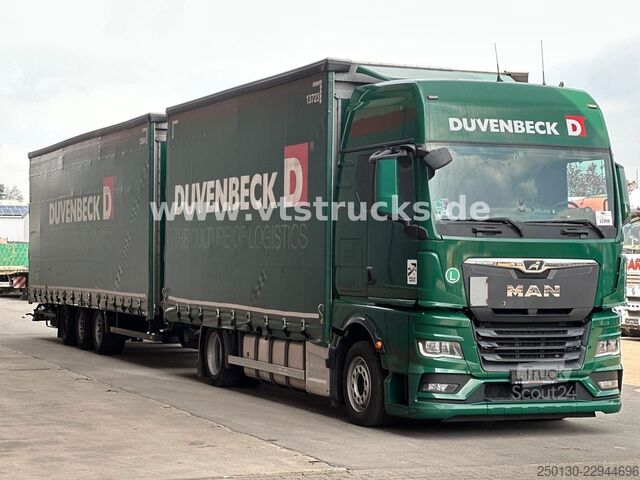 Ladbil med presenning MAN TGX 18.470 4x2 LL+ TRIDEM/ XXL PLANE /Retarder