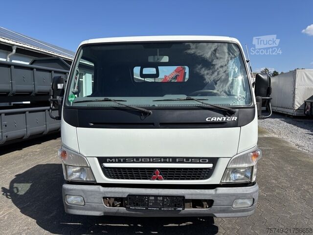 Pritschenwagen Fuso 3C13 Pritsche 2.85m Heckladekran 3xhydr. 1xmech.