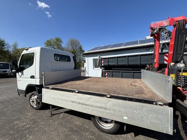Pritschenwagen Fuso 3C13 Pritsche 2.85m Heckladekran 3xhydr. 1xmech.