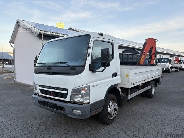 Φορτηγό pick-up Fuso FUSO 7C18 Canter Pritsche 3.55m Kran 2x hydr.