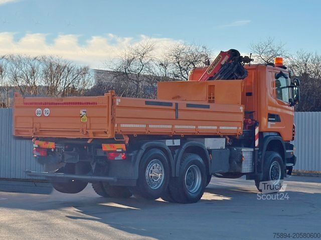 Autokran SCANIA G 360 * KIPPER 4,60m * PALFINGER PK 11002/ 6x4