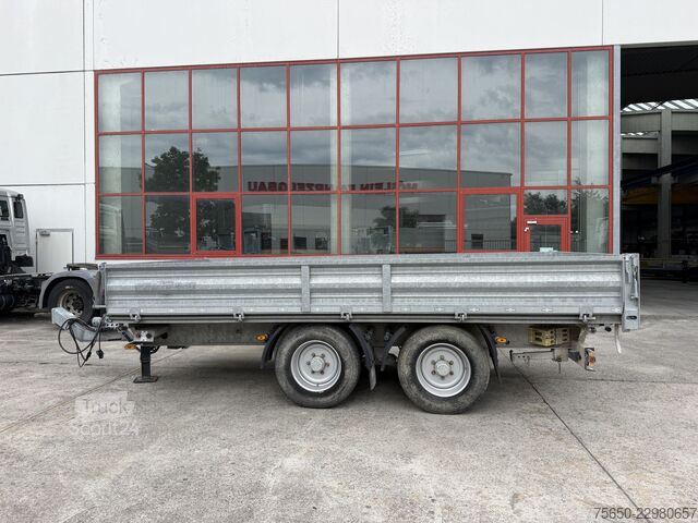 Driezijdige kipperaanhanger  TK14  14,4 t Tandemkipper- Tieflader, nur 2 mal Benutzt