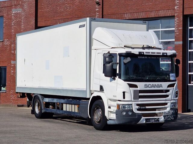 куфар Scania P280 4x2 - Box with sidedoors - Loadlift - Full...