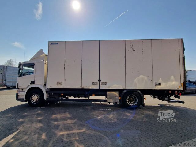 куфар Scania P280 4x2 - Box with sidedoors - Loadlift - Full...