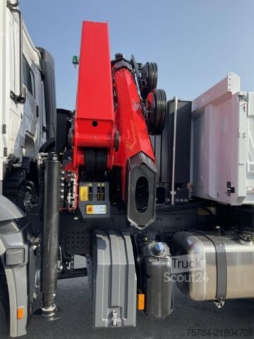 شاحنة قلابة ثلاثية الجوانب MERCEDES-BENZ AROCS 3351 AK 6X6  3-S-KIPPER BORDMATIK,  PALFINGERKRAN, NEU, MIETKAUF MGL