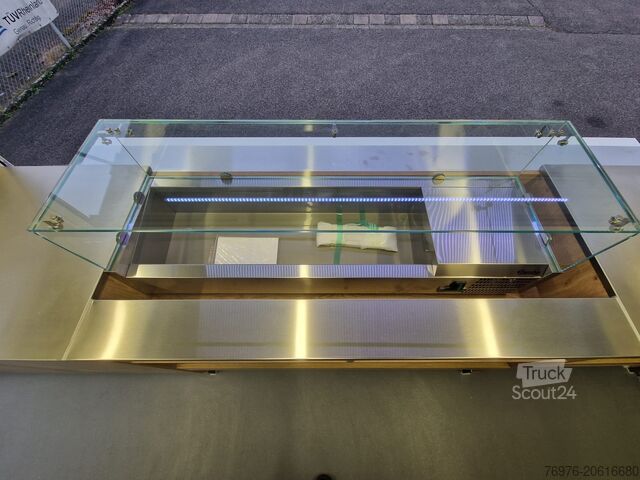 Furgone di vendita, camioncino dei cibi, camioncino degli snack Iveco Food Truck, Imbisswagen, Küche ist Neu