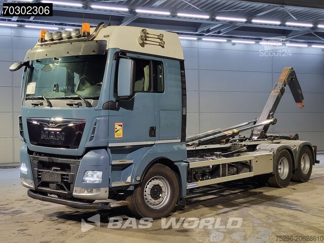 Sistema de brazo de gancho MAN TGX 28.460 TGX 6X2 20tons AJK containersystem A...