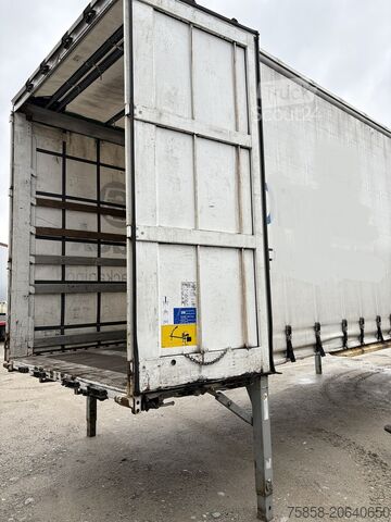 Csere karosszéria platformmal és ponyvával Krone Jumbo 3m Innenhöhe Hubdach Edscha