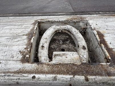 Swap test nyitott Krone Plattform 7,82m mit Steckrungen mittig