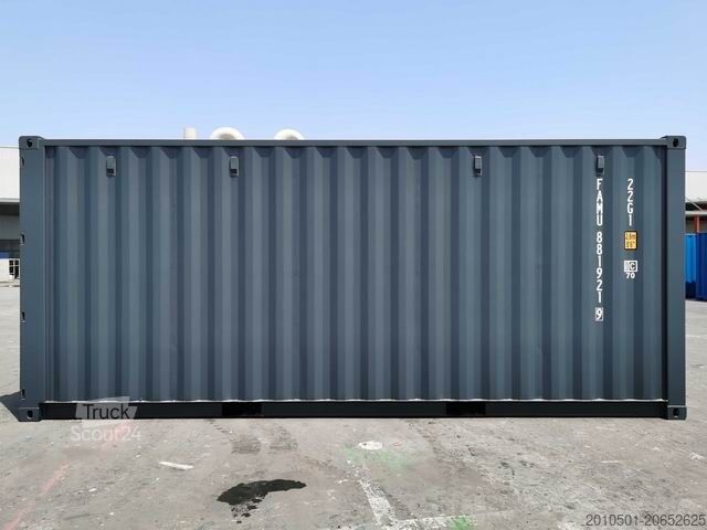 Contentor marítimo 20 Fuß RAL7016 CONTAINER SEECONTAINER LAGERCONTAINER SELF STORAGE NEU
