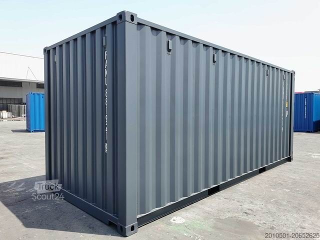 Contentor marítimo 20 Fuß RAL7016 CONTAINER SEECONTAINER LAGERCONTAINER SELF STORAGE NEU