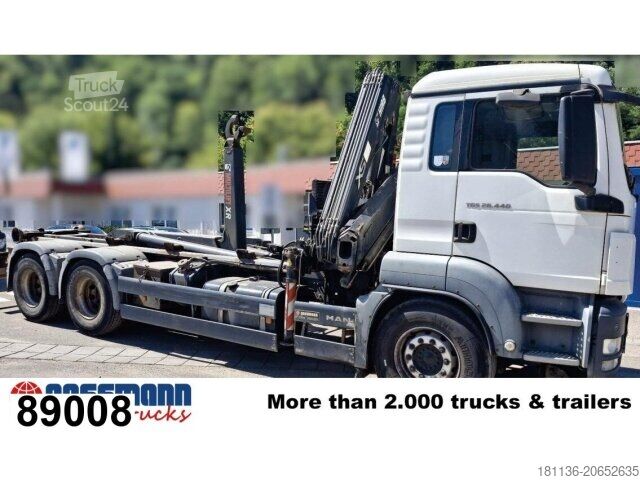 Hakowiec MAN TGS 26.440 BB/6x4 Hiab Kran 166 BS-2-Hiduo,