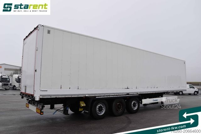 Kutu dorse KRONE Kleider-Trockenfrachtkoffer Wabco Liftachse BPW