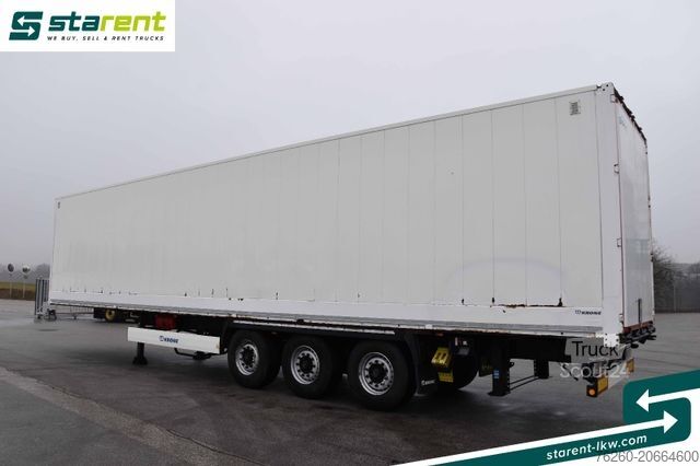 Kutu dorse KRONE Kleider-Trockenfrachtkoffer Wabco Liftachse BPW