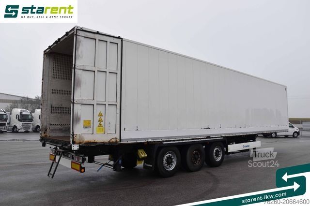 Kutu dorse KRONE Kleider-Trockenfrachtkoffer Wabco Liftachse BPW