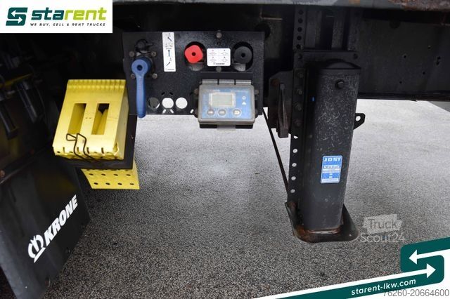 Kutu dorse KRONE Kleider-Trockenfrachtkoffer Wabco Liftachse BPW