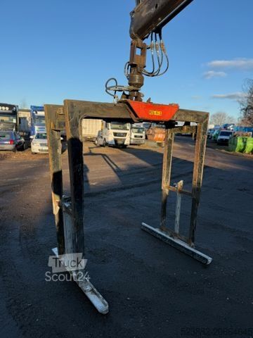 Kravas automašīnai uzstādīts celtnis MERCEDES-BENZ Actros 2544 6x2*Lift-Lenk*AHK*Palfinger PK21001L