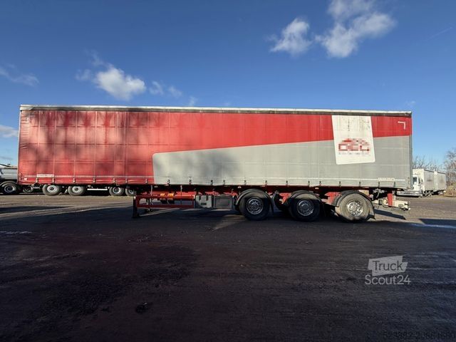 Atvērta puspiekabe ar tentu SCHWARZMÜLLER Bordwänd*Rungen*2xLenk*Lift*Rostfrei*ausziehbar