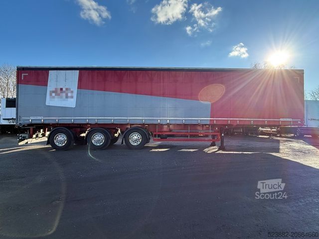 Atvērta puspiekabe ar tentu SCHWARZMÜLLER Bordwänd*Rungen*2xLenk*Lift*Rostfrei*ausziehbar