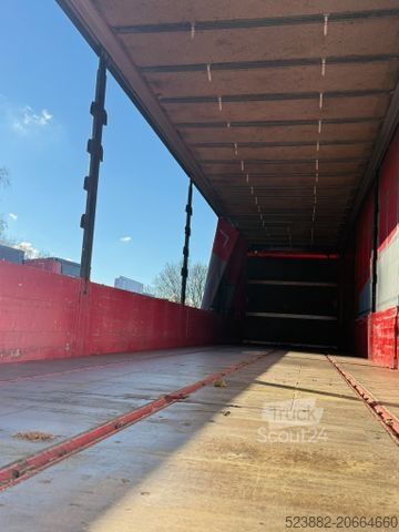 Atvērta puspiekabe ar tentu SCHWARZMÜLLER Bordwänd*Rungen*2xLenk*Lift*Rostfrei*ausziehbar