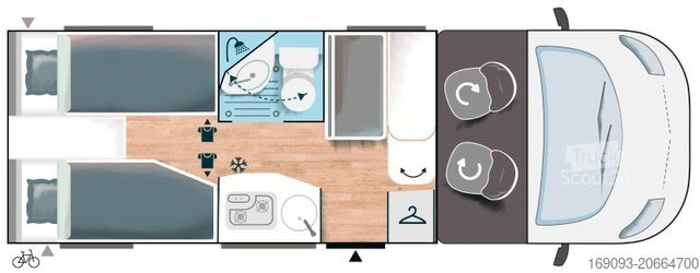 Autorulotă semi-integrată CHAUSSON S697 First Line *MJ25*Solar*7.295¤ sparen!