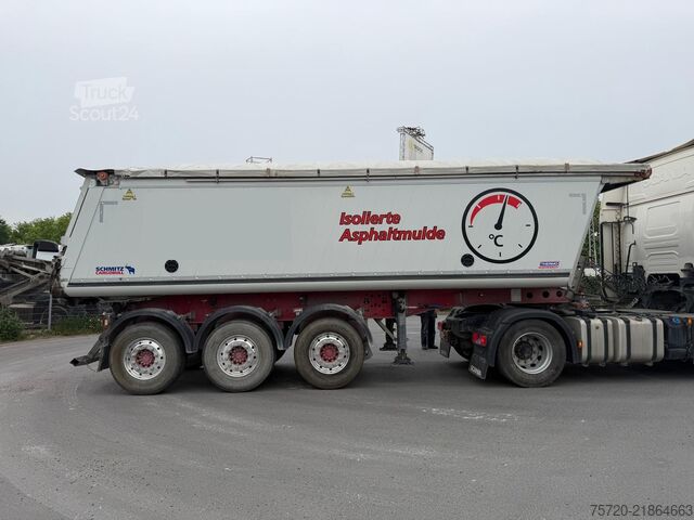 Semirimorchio ribaltabile Schmitz SCB S3D Liftachse Scheibenbremse deck-Getreideschieber
