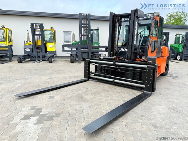 Vierrad-Gabelstapler DOOSAN 70 / DUPLEX / FORK 2500MM / POSITIONER