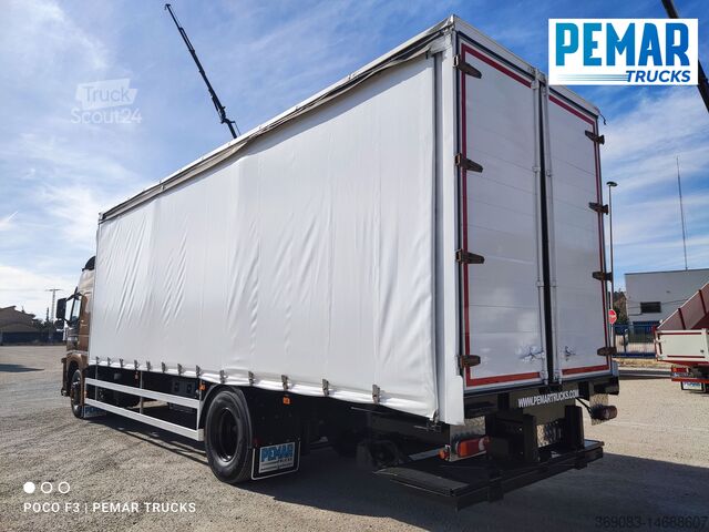 Camión plataforma con toldo VOLVO FM 410 4X2 TAUTLINER