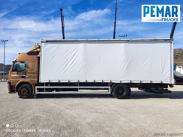 Camión plataforma con toldo VOLVO FM 410 4X2 TAUTLINER