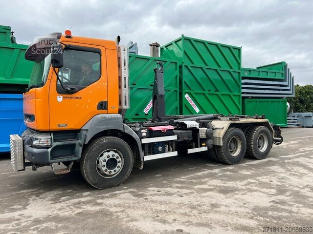 Roll-off tipper truck RENAULT RENAULT KERAX 320 SCARRABILE