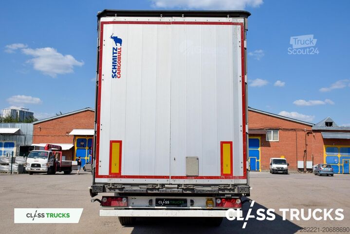 Offener Sattelanhänger mit Plane SCHMITZ CARGOBULL SCS24/L Varios