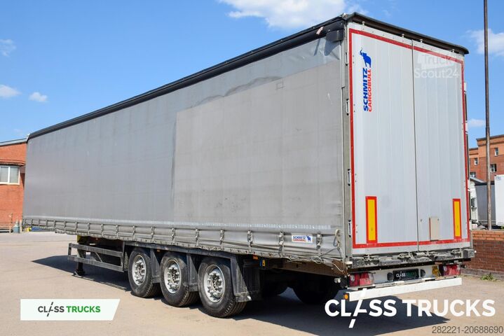 Offener Sattelanhänger mit Plane SCHMITZ CARGOBULL SCS24/L Varios