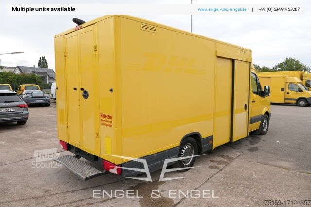 Kasa kamyoneti mercedes-benz SPRINTER 310 CDI MAXI EURO-5 KOFFER REGALE KAMERA DURCHGANG