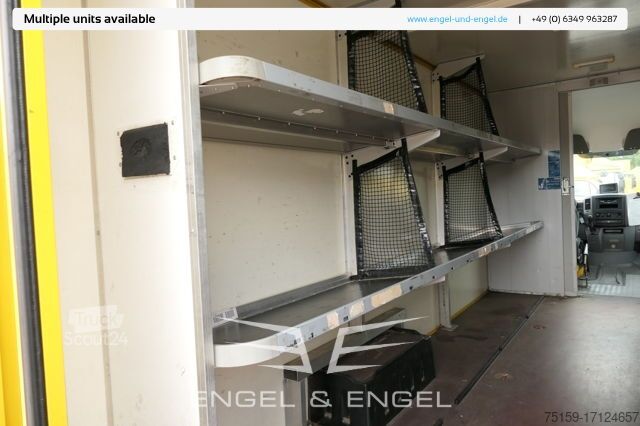 Kasa kamyoneti mercedes-benz SPRINTER 310 CDI MAXI EURO-5 KOFFER REGALE KAMERA DURCHGANG