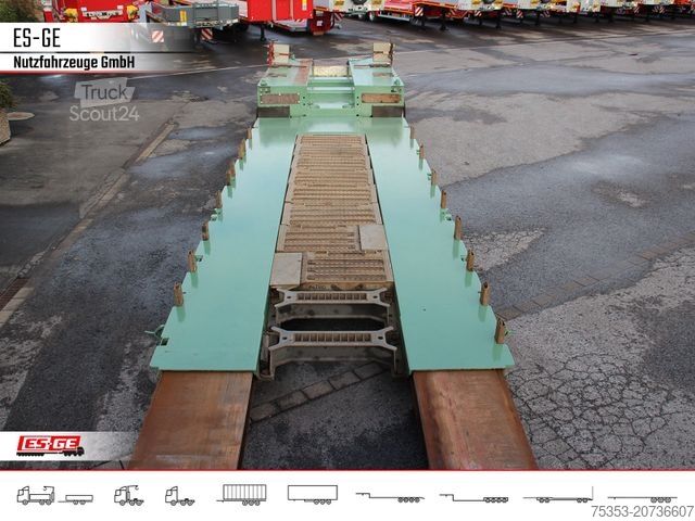 Tieflader-Sattelauflieger GOLDHOFER 3-Achs-Tiefbett 3x12 t