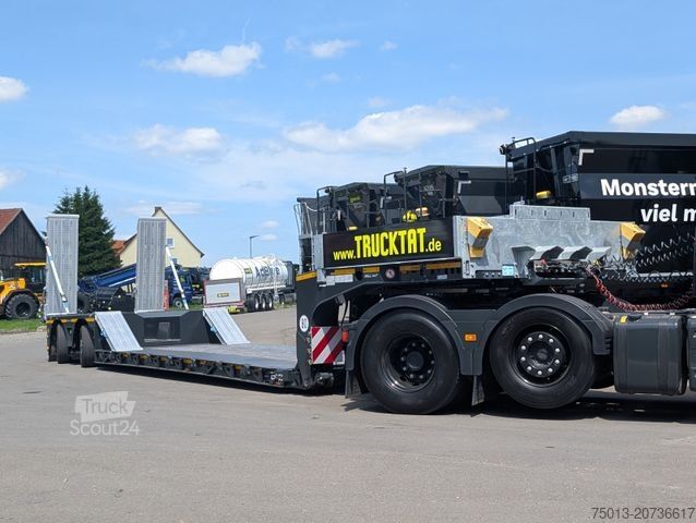 Ημιρυμουλκούμενο χαμηλής φόρτωσης DOLL 2- Achs Tiefbett Tera mit überfahrbarem Heck