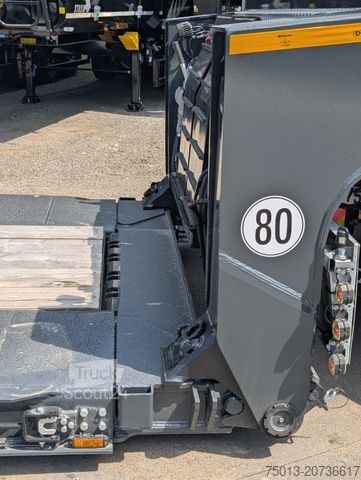 Ημιρυμουλκούμενο χαμηλής φόρτωσης DOLL 2- Achs Tiefbett Tera mit überfahrbarem Heck