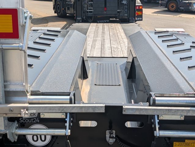 Ημιρυμουλκούμενο χαμηλής φόρτωσης DOLL 2- Achs Tiefbett Tera mit überfahrbarem Heck