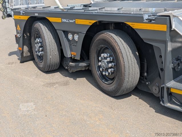 Ημιρυμουλκούμενο χαμηλής φόρτωσης DOLL 2- Achs Tiefbett Tera mit überfahrbarem Heck