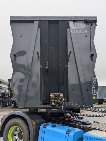 Напівпричіп-самоскид STAS HardoX Stahl 86 m³, Liftachse, ALCOA, Unfaller