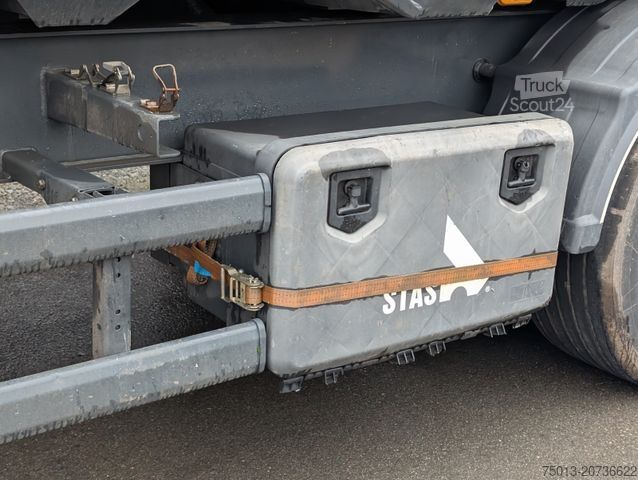 Напівпричіп-самоскид STAS HardoX Stahl 86 m³, Liftachse, ALCOA, Unfaller