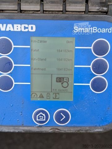 Напівпричіп-самоскид STAS HardoX Stahl 86 m³, Liftachse, ALCOA, Unfaller