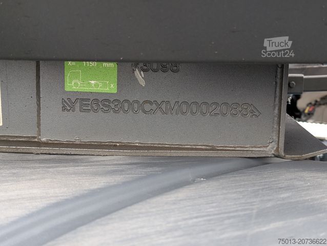 Напівпричіп-самоскид STAS HardoX Stahl 86 m³, Liftachse, ALCOA, Unfaller