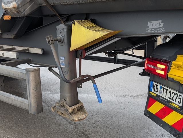 Напівпричіп-самоскид STAS HardoX Stahl 86 m³, Liftachse, ALCOA, Unfaller