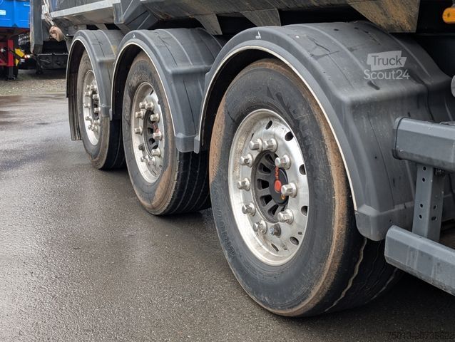 Напівпричіп-самоскид STAS HardoX Stahl 86 m³, Liftachse, ALCOA, Unfaller