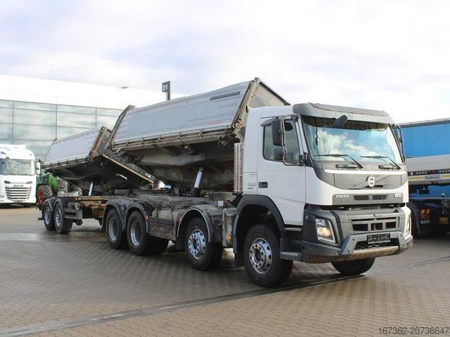 Tippbil VOLVO FM 500, EURO 6, 8X4, VEB +, THREESIDED