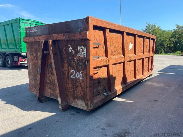 Camión portacontenedores de gancho  CONTAINER SCARRABILE USATO A CIELO APERTO