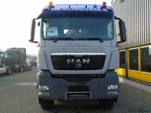 Ανατρεπόμενο όχημα με γερανό MAN TGS 28.400 + 6x4 front traction + HMF 2320 + ti...